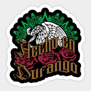 Hecho en Durango Sticker